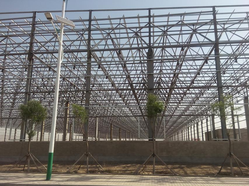 梅州汽车工业厂房网架